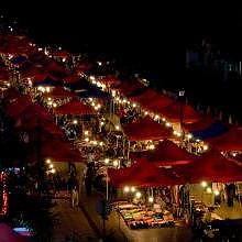 The night market of Luang Prabang