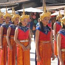 Parade for 10th anniversary of Luang Prabang UESCO recognition