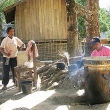 Local production of laolao, in Ban Houey Sen
