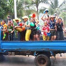 3-day water festival during Lao New Year in Luang Prabang