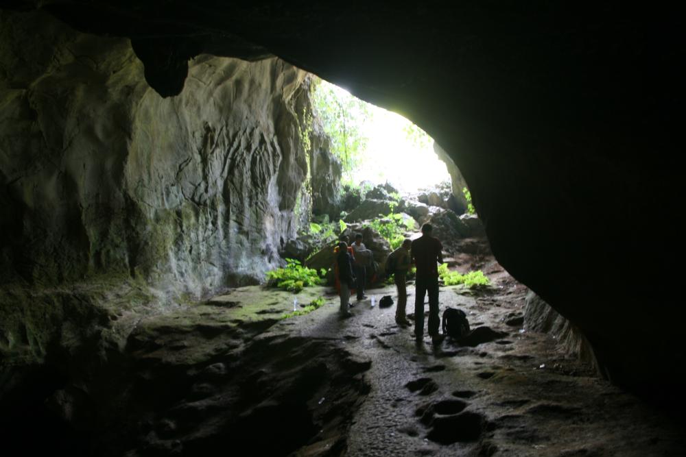 Caves behind Muang Ngoi, on the way to the villages of Ban Na, Bat Houay Sen