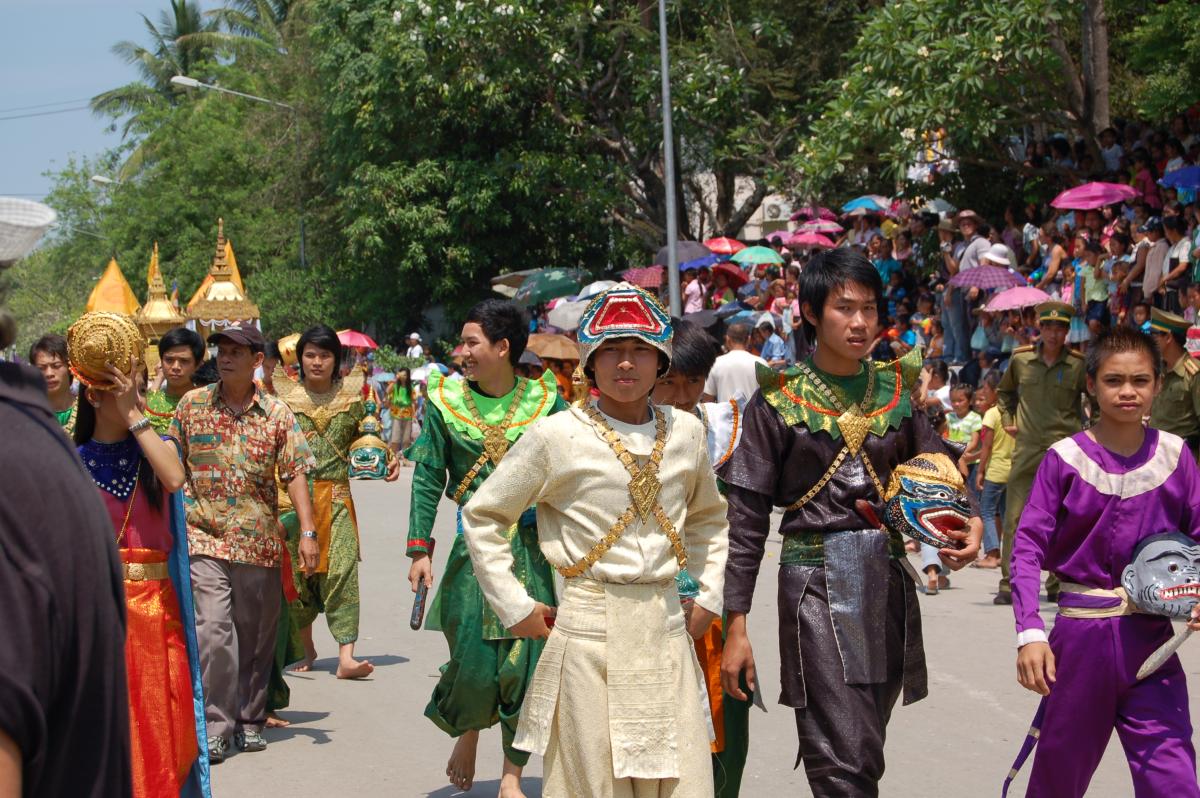 Les costumes traditionnels durant le nouvel an Lao