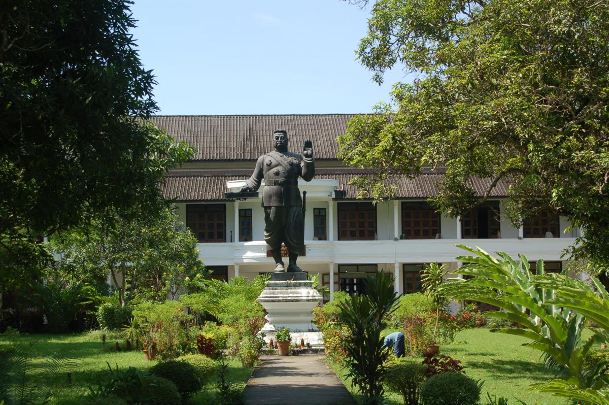 Statue of Sisavang Vong, King of Luang Phrabang 1904–46, King of Laos 1946–59