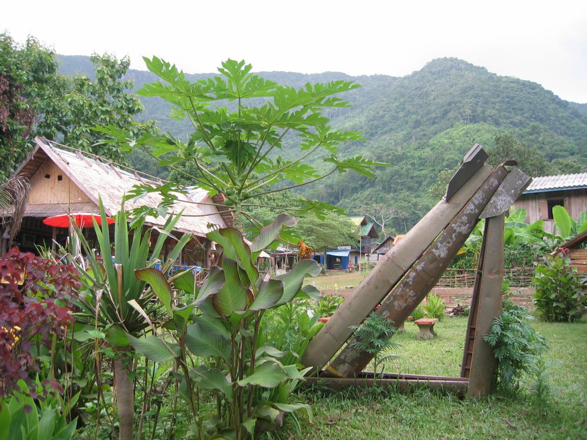 Muang Ngoi, completely destroyed during the secret war