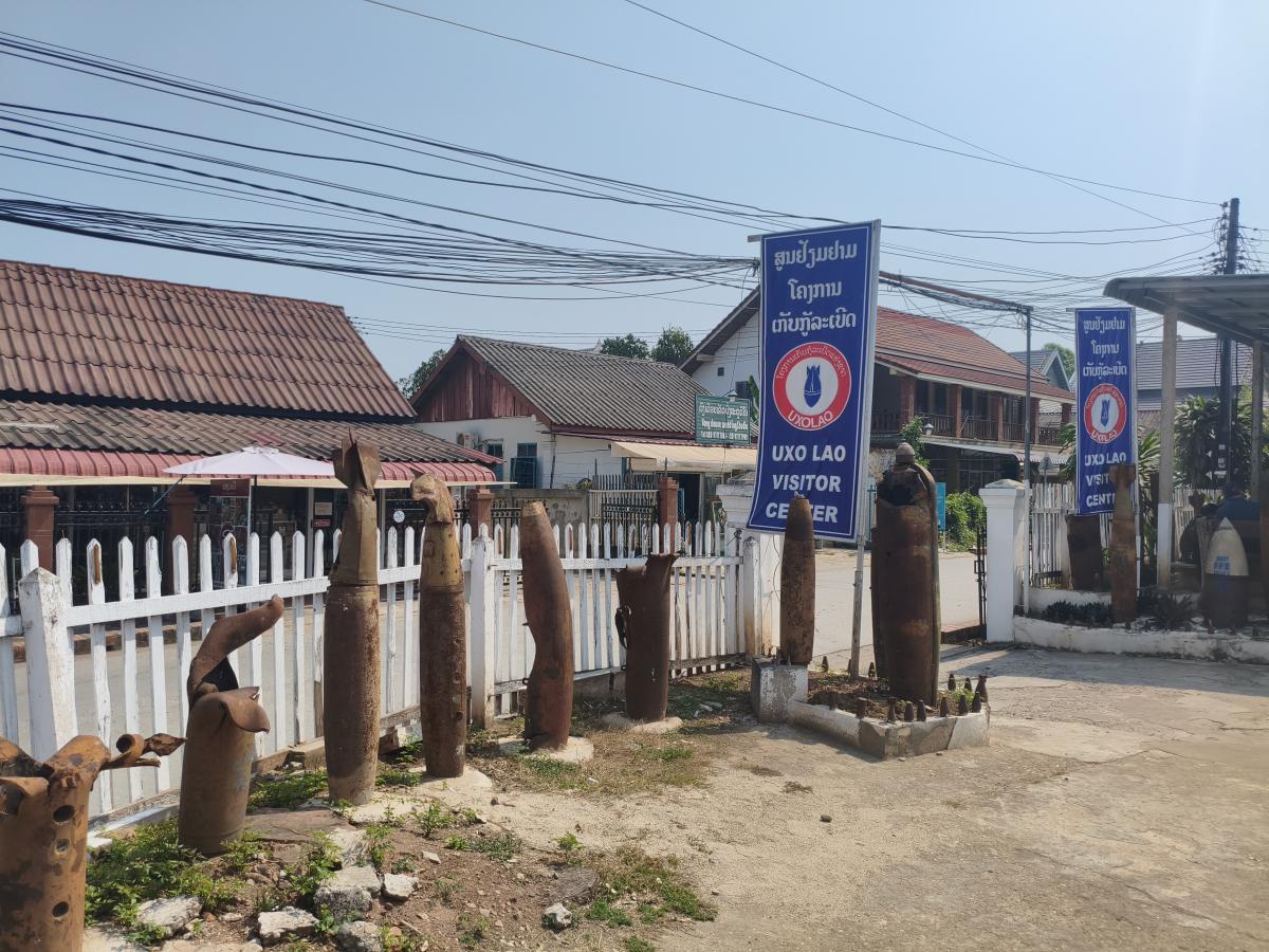 Entrée du centre UXO de Luang Prabang