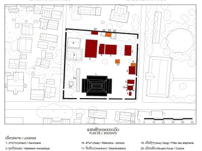 Plan du Vat Mai établi par la Maison du Patrimoine Plan du Vat Mai établi par la Maison du Patrimoine