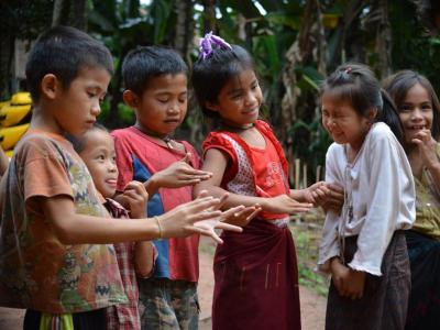 In a Kamu village around Luang Namtha
