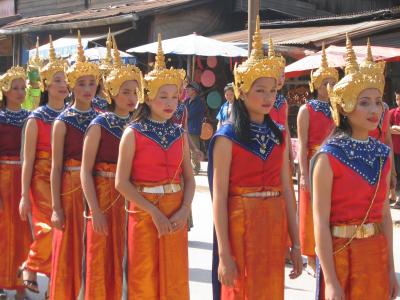 Parade for 10th anniversary of Luang Prabang UESCO recognition Parade for 10th anniversary of Luang Prabang UESCO recognition