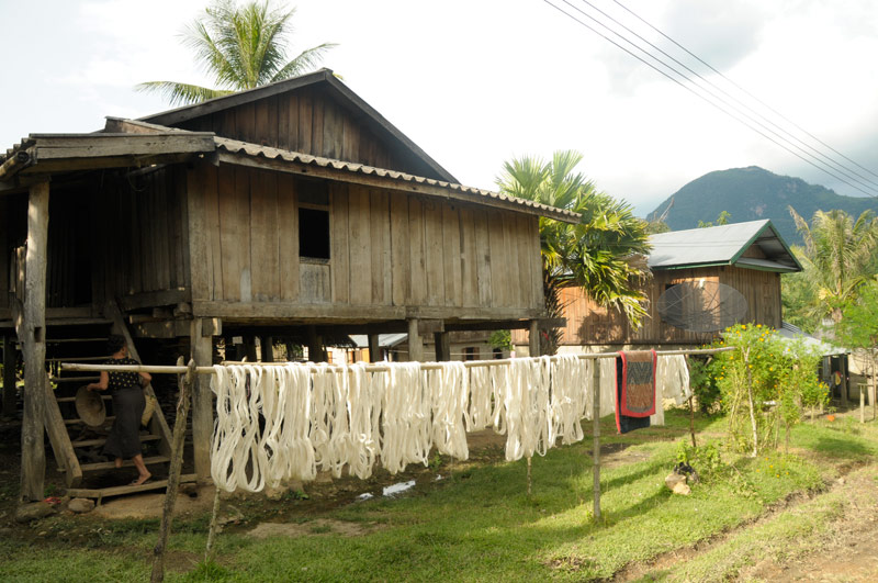 Ban Na Ngane - Tai Lu weaving village