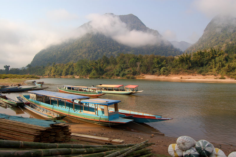 Muang Ngoy - view from the village