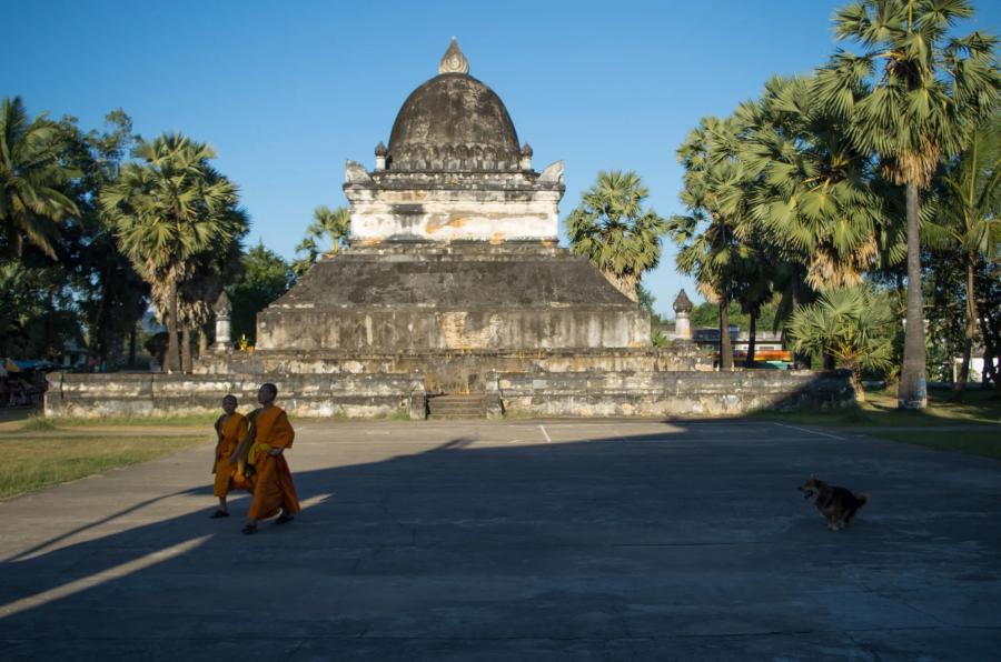 That Mak Mo stupa in Vat Visoun temple That Mak Mo stupa in Vat Visoun temple