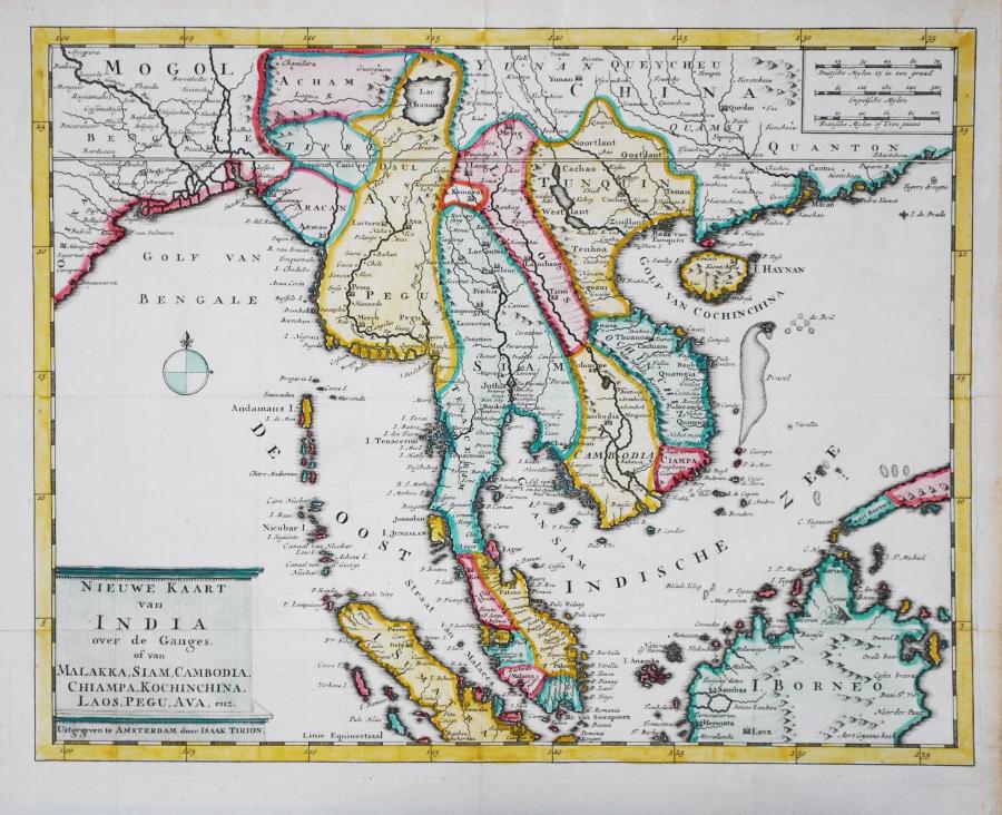 India & Indochina map (1750) India & Indochina map (1750)