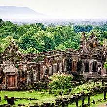 VatPhou, the land of pre-Angkorian ruins. 