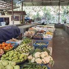 Market in Pakbeng