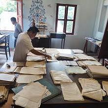 Private visit of the Buddhist Archives