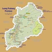 MAP : Luang Prabang Province