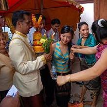 The entry of the future husband in the wife's family house