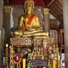 Wat Si Boun Heuang in Luang Prabang - interior