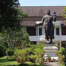 Statue of Sisavang Vong, King of Luang Phrabang 1904–46, King of Laos 1946–59