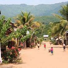 Ban Sopjam village between Muang Khua and Nong Khiaw