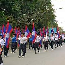 Parade in Luang Prabang