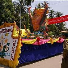 Parade for Pimay Lao, in Luang Prabang