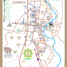 MAP : Sayaboury centre-town