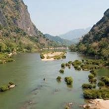 Nong Khiaw, view from the bridge