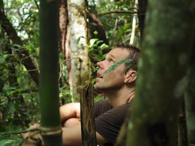 In the jungle, during a 3-day trek around Luang Namtha